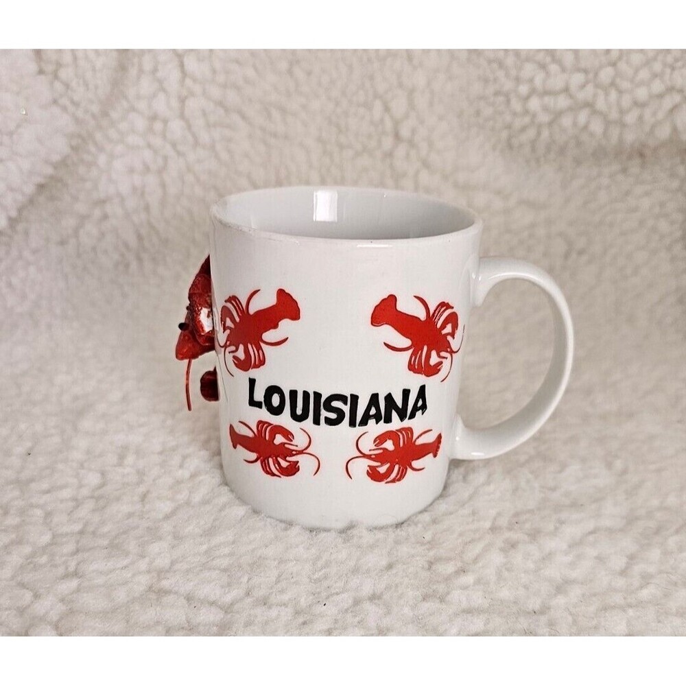 New Orleans‎ LOUISIANA 3-D Red LOBSTER Cup Mug